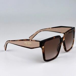 Prada 24ZS - 07R0A6 Sunglasses CARAMEL TORTOISE w/BROWN GRADIENT 56m
